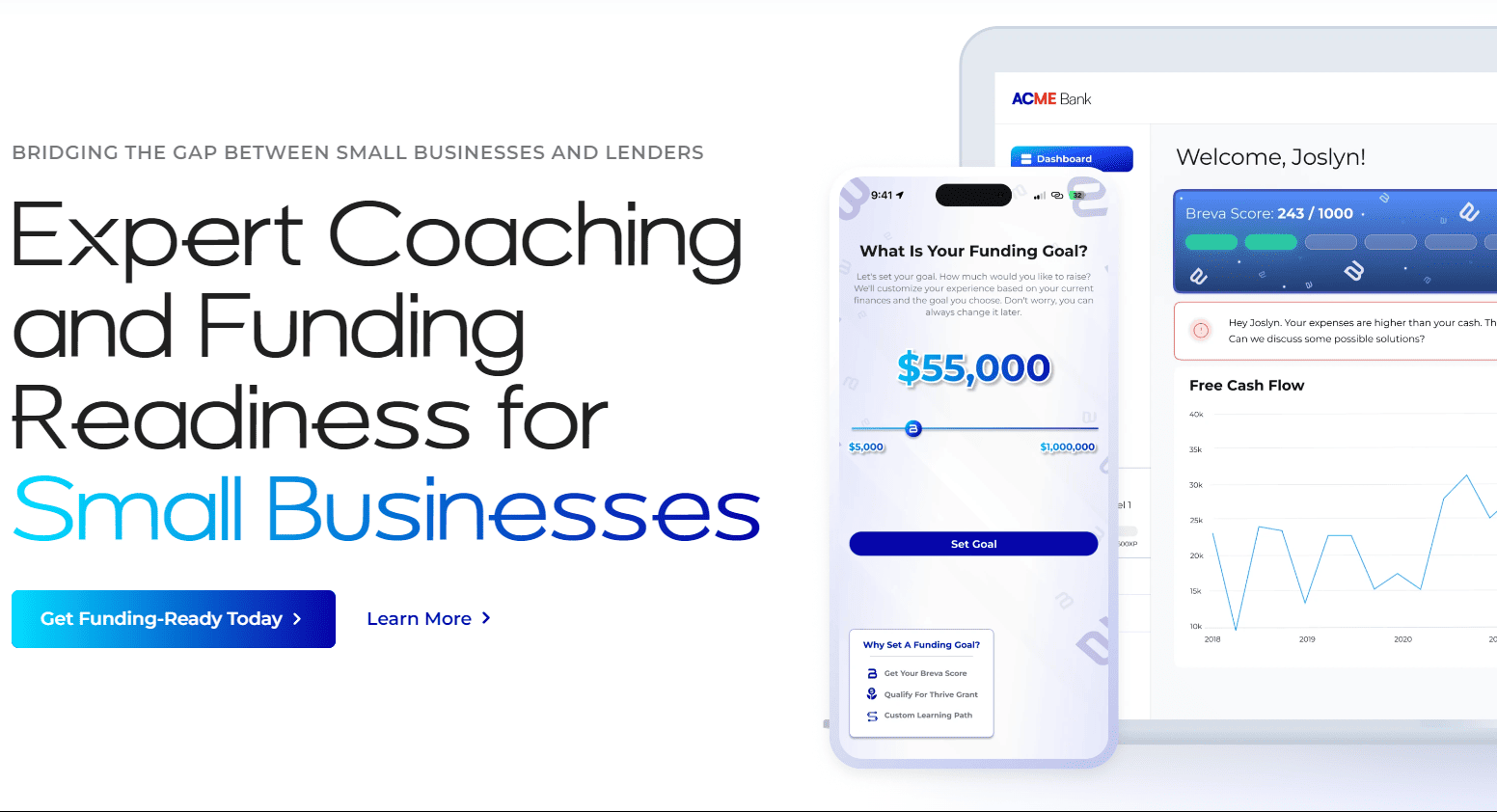 Breva AI business funding platform