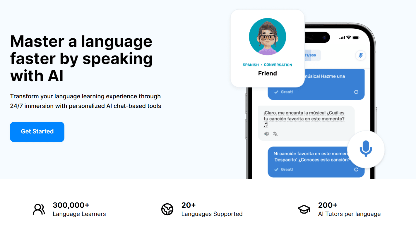 Langotalk AI language learning platform