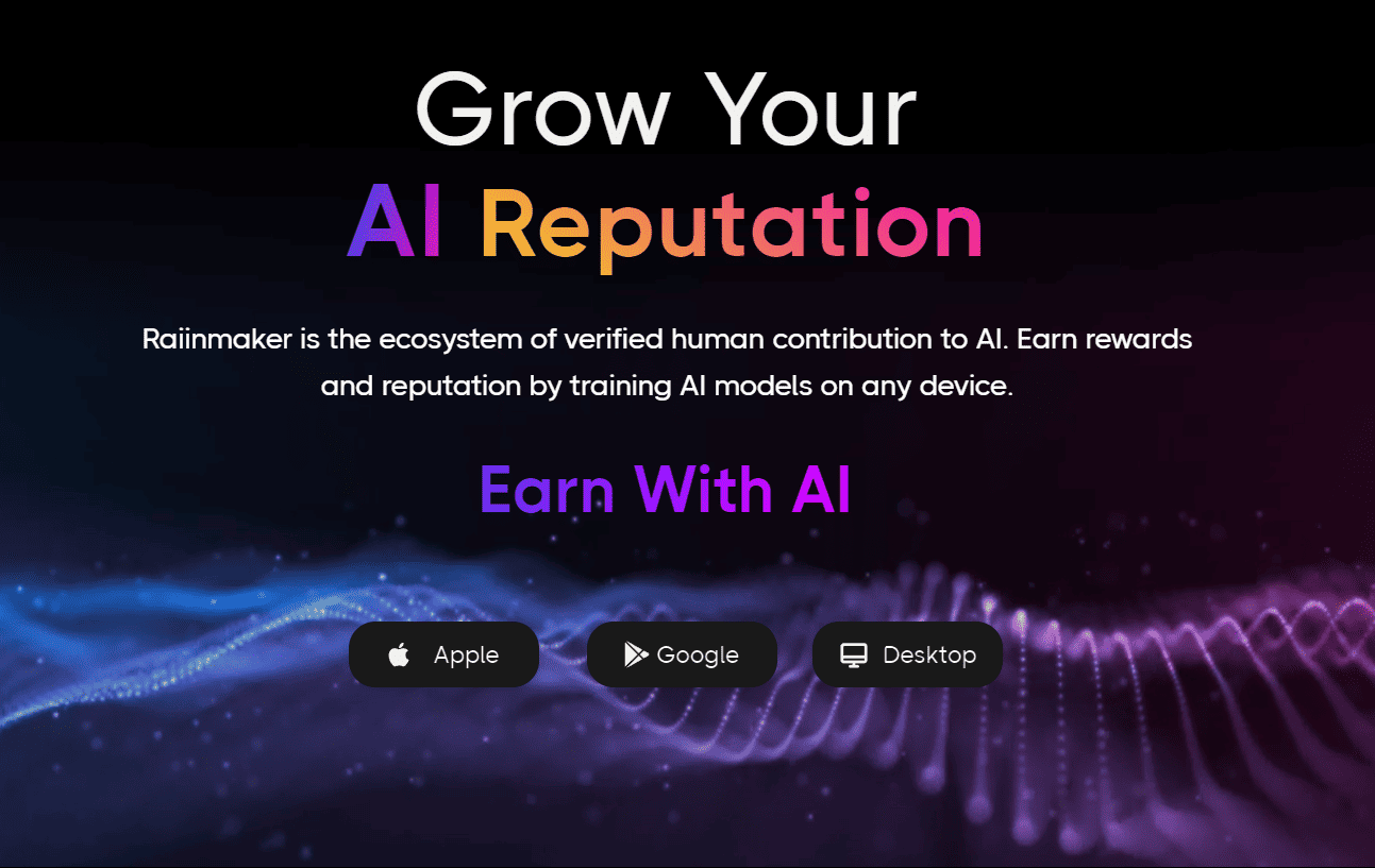 Raiinmaker AI reputation platform