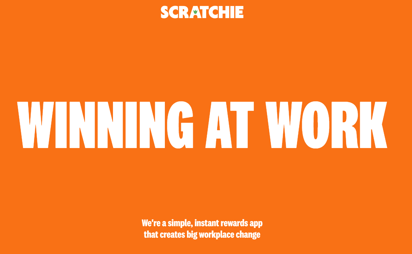 Scratchie workplace rewards platform